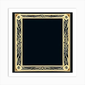 Deco Frame 3 Art Print