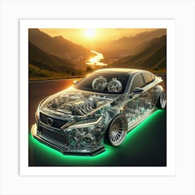 Lexus Gs Car Art Print