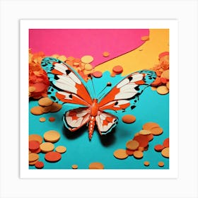 Butterfly - Butterfly Stock Videos & Royalty-Free Footage Art Print