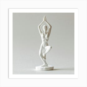 Yogi Statue 2 Art Print