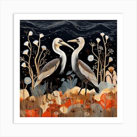 Bird In Nature Brown Pelican 4 Art Print
