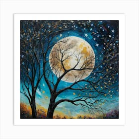 Full Moon Art Print