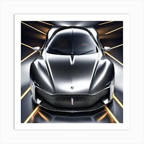 Futuristic Sports Car 33 Art Print