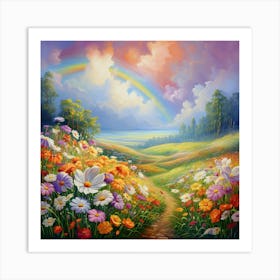 Rainbow Path Art Print