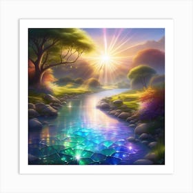 River Of Light Art Print