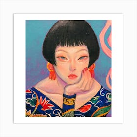 Japanese art Art Print