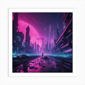 Night City Art Print