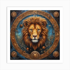 Leo the Lion Art Print