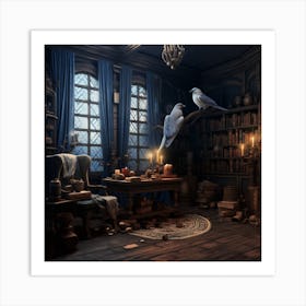 Room In A Castle Art Print