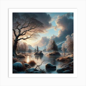 Winter Landscape 1 Art Print