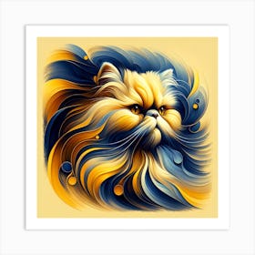 Persian Cat 01 Art Print