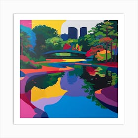 Abstract Park Collection Yoyogi Park Hanoi 3 Art Print