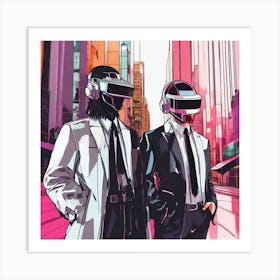 Daft Punk 2 Art Print