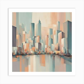 New York City Skyline 8 Art Print