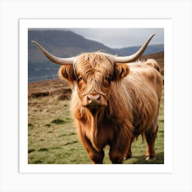 Highland Cow Art Print