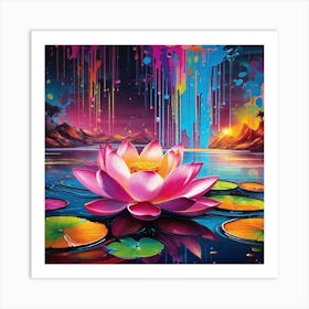 Lotus Flower 25 Art Print