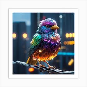 Colorful Bird Art Print