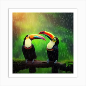 Tropical Downpour Delight 1 Art Print