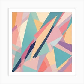 Abstract Geometric Pattern 68 Art Print