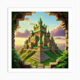 The castle in seicle 15 2 Art Print