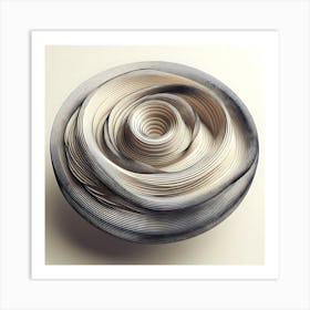 Spiral Bowl Art Print