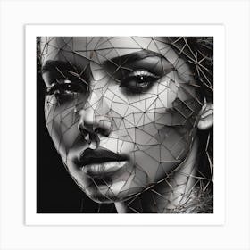 BB Borsa Create An Artistic Face Art Print