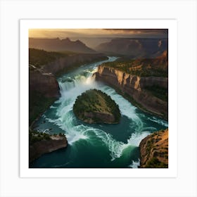 Grand Canyon At Sunset Art Print