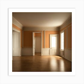 Empty Room Without Door Art Print