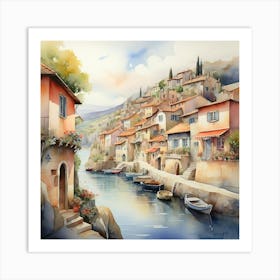 Croatian Village Art Print