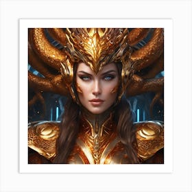 Goddess Of The Seahj Art Print