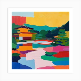 Colourful Gardens Ninna Ji Temple Japan 4 Art Print