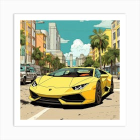 Lamborghini Art Print