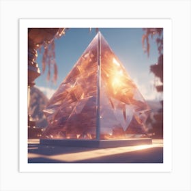 Crystal Pyramid 1 Art Print