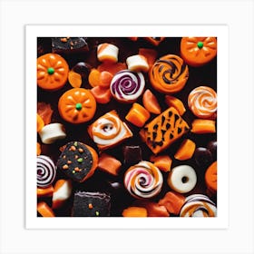 Halloween Candy 6 Art Print