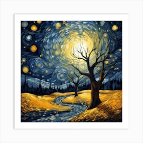 Starry Night 28 Art Print