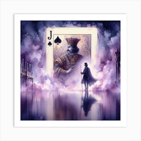 King Of Spades Art Print