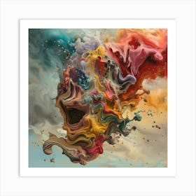 Abstract Painting 9 Art Print