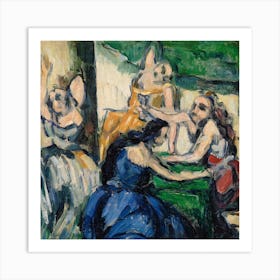 The Courtesans, Paul Cézanne Art Print