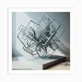 Abstract Sculpture 4 Art Print