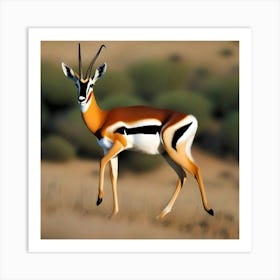 AFRICAN SPRINGBOK Art Print