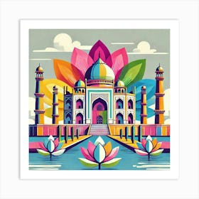 Lotus Temple 4 Art Print