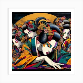 Japan Geisha Visual 144 Art Print