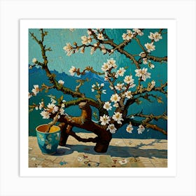 Default Almond Blossom Vincent Van Gogh Living Room Art 3 Art Print