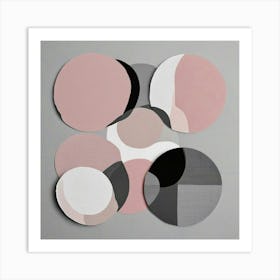 Abstract Circles 3 Art Print