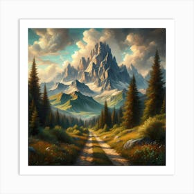 Mountain Road Art Print