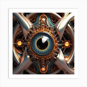 Futuristic Eye Art Print