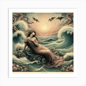 'The Mermaid' Art Print