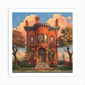 Victorian House 1 Art Print