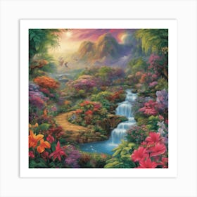 Sacred Garden Of Eden 111 Art Print