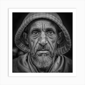 Portrait Of An Old Man 2 Art Print